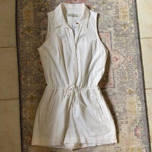 A&F White Romper, NWT